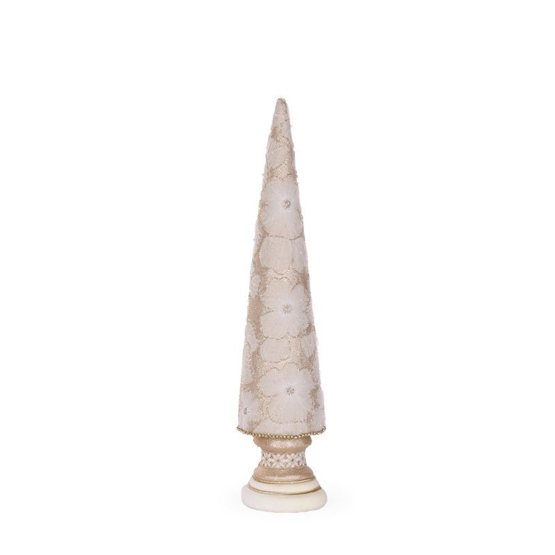 72 CM Sparkling Lace Cone Tree