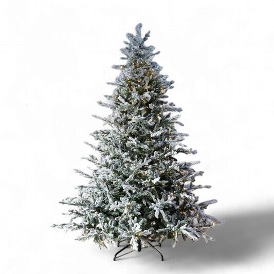 8 FT Balsam Fir Snow Tree - 560 LED