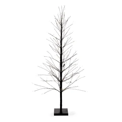 150 CM LED Black Sparkle Tree
