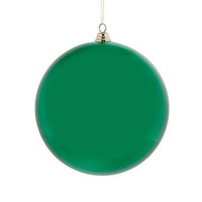 20 CM High Shine Green Bauble