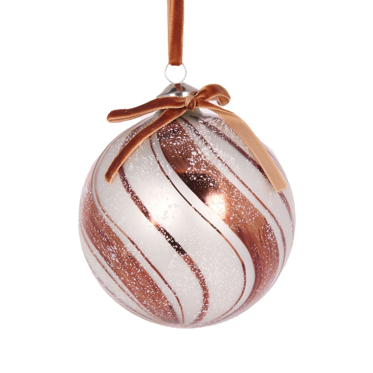 Gingerbread Swirl Bauble