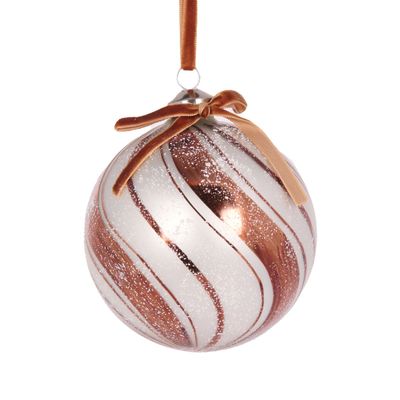 Gingerbread Swirl Bauble