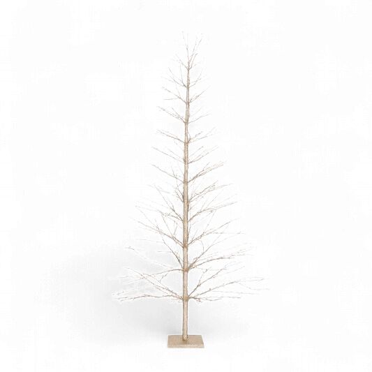 210 CM LED Champagne Glitter Sparkle Tree
