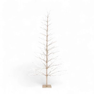 210 CM LED Champagne Glitter Sparkle Tree