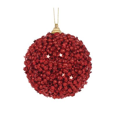Red Stars Bauble