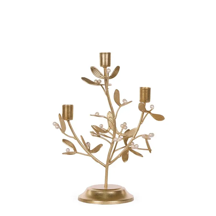 Mistletoe Candelabra