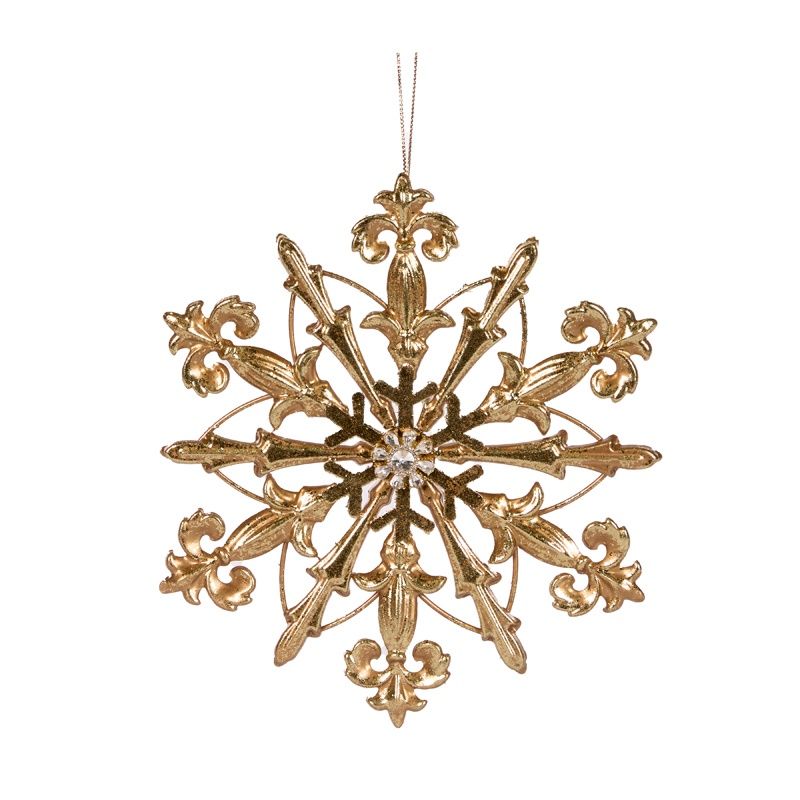 Embellished Metal Jeweled Ornament