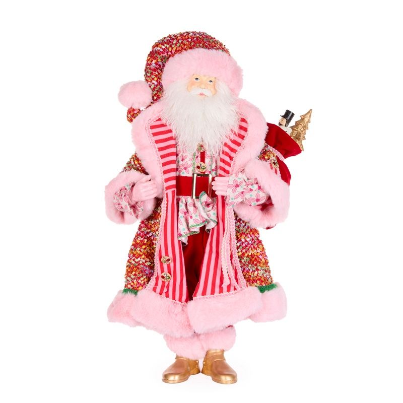 Candy Joy Fabric Santa