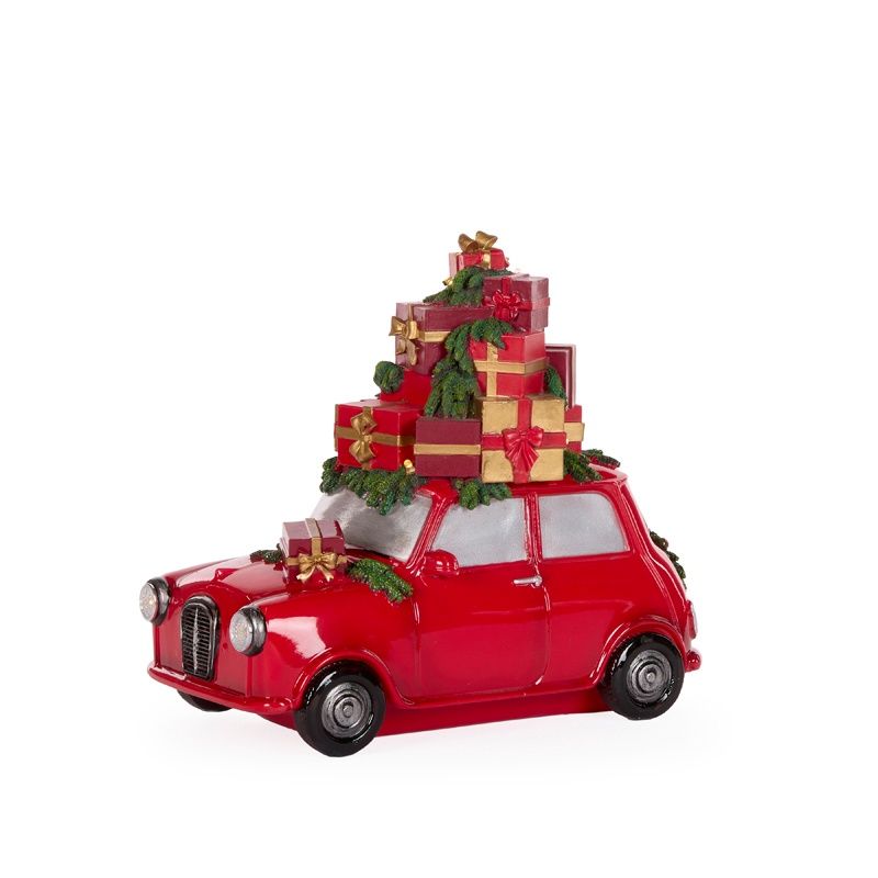 LED Vintage Car With Presents