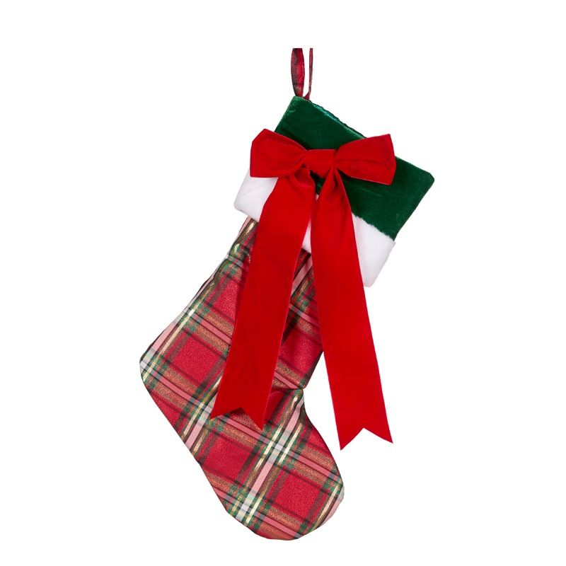 Green Tartan Stocking