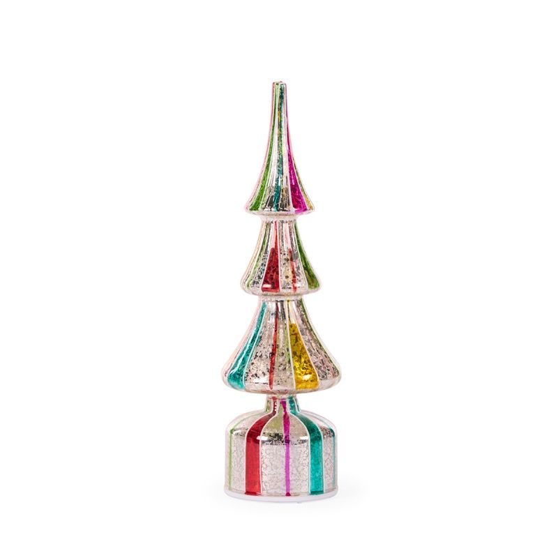 32.5 CM Colourful Mercury Rotating Tree