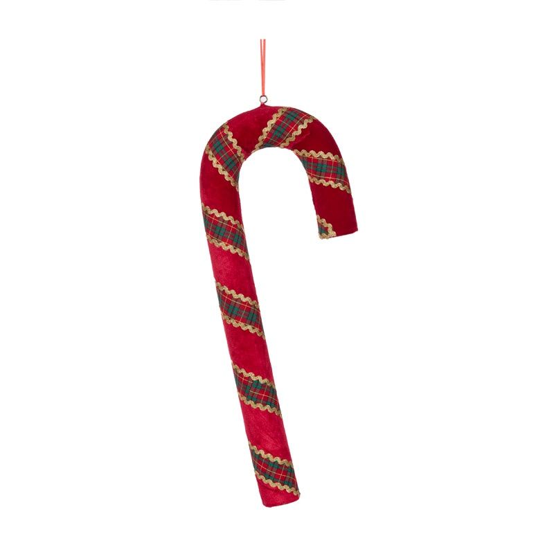 Large Tartan Swirl Candy Cane