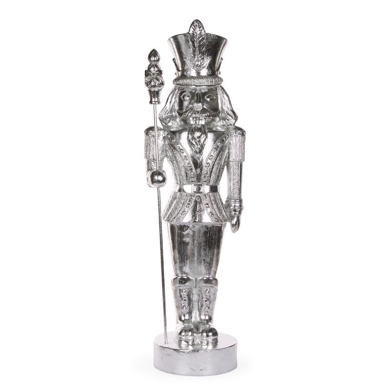 123 CM Silver Soldier With LED Staff
