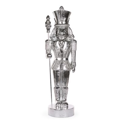 123 CM Silver Soldier With LED Staff