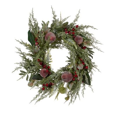 63 CM Partridge Pear Wreath