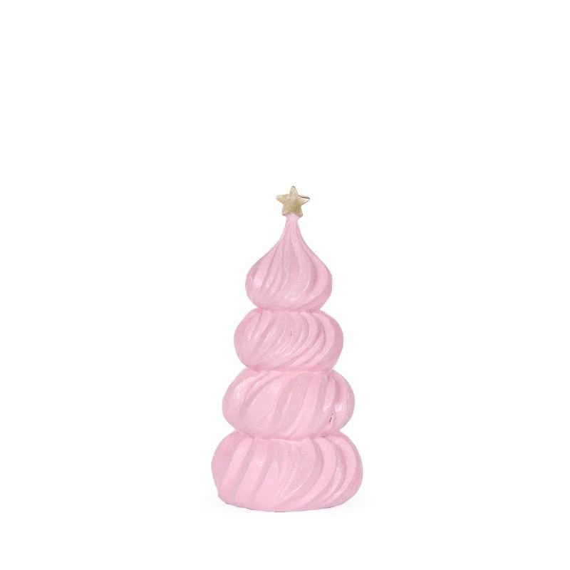 25.5 CM Pink Meringue Tree