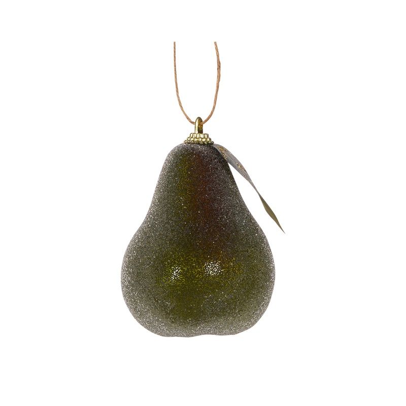 Green Pear Hanging Ornament