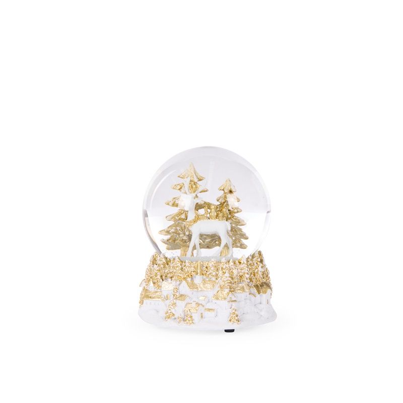Musical Winter Village Snowglobe