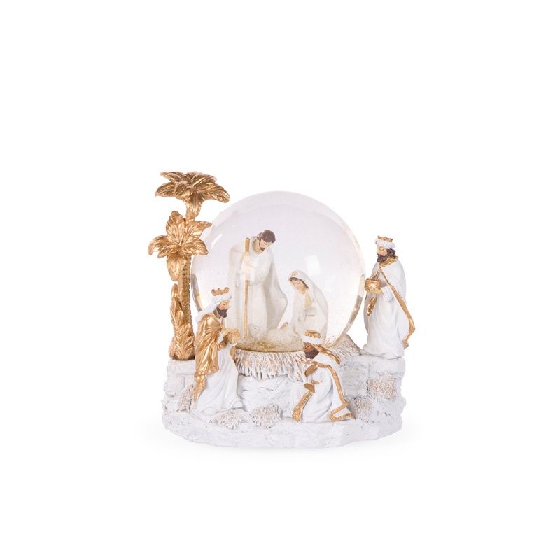 Musical Classic Nativity Snowglobe