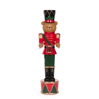 55 CM Teddy Bear Soldier With Drum