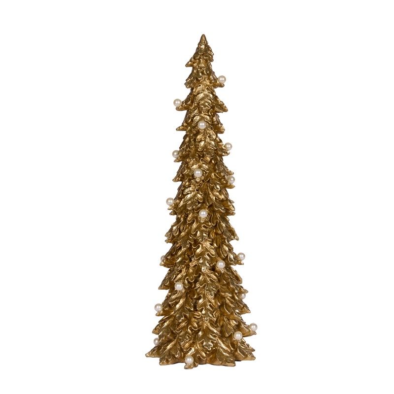 Large Gold Pearl Leaf Tree