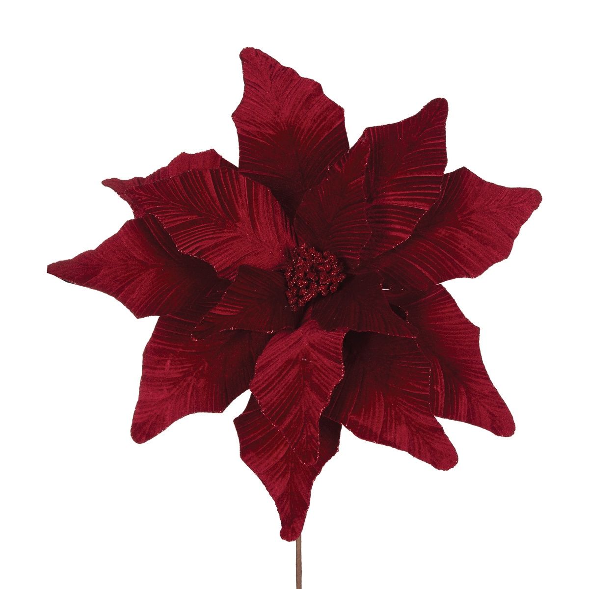 Luxe Burgundy Poinsettia