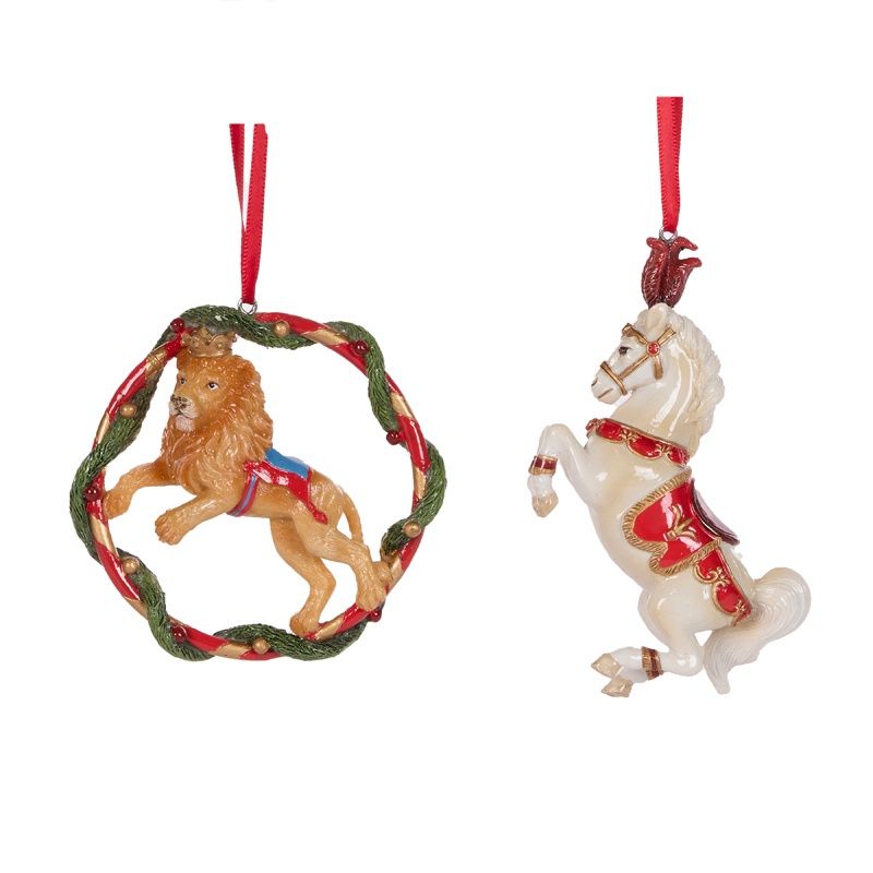 2 ASST Circus Hanging Ornaments