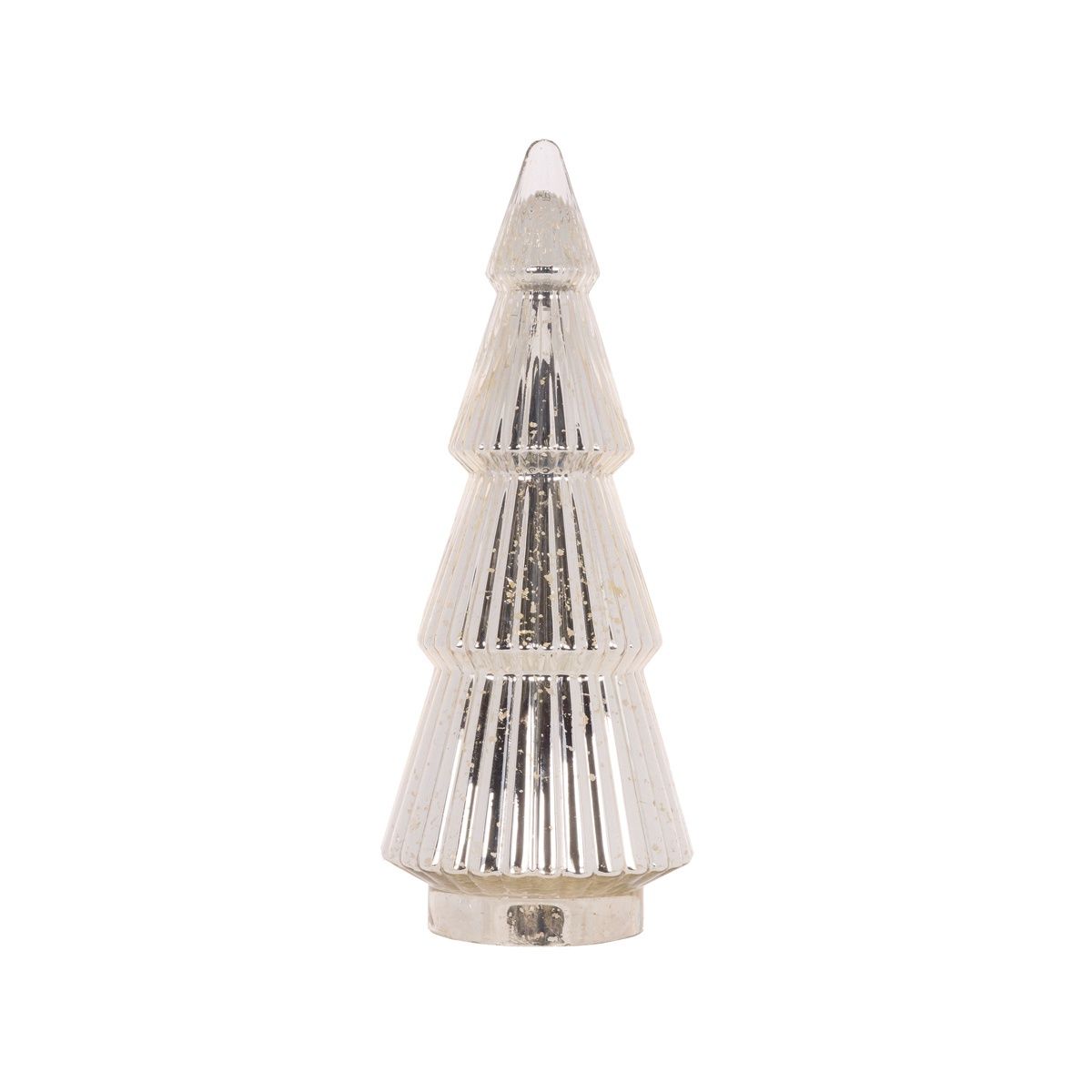 54.5 CM Silver Layered Mercury Tree