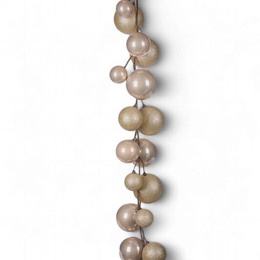 270cm Champagne Bauble Garland