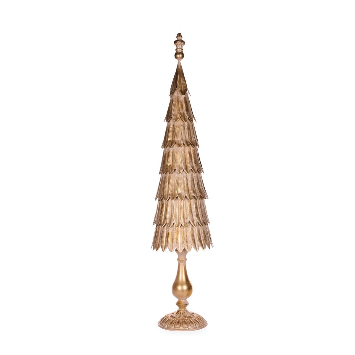 7 Tiered Gold Iron Christmas Tree