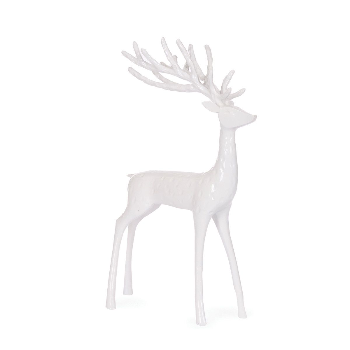 44.5cm White Minimal Reindeer