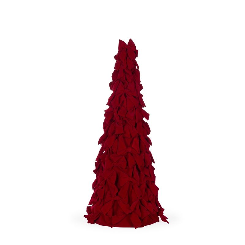 80cm Red Bow Tree