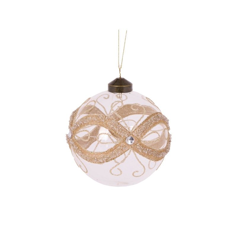 Gold Masquerade Bauble