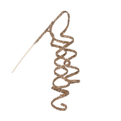 Rose Gold Glittered Ribbon Spray