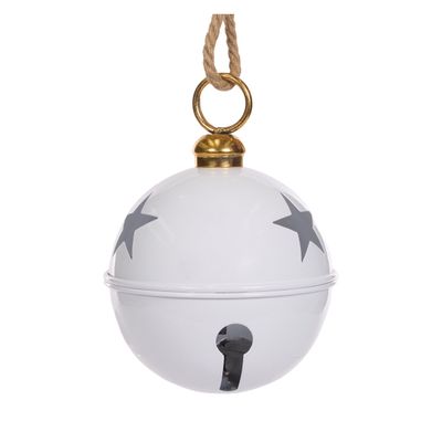 20cm Gloss White Bell