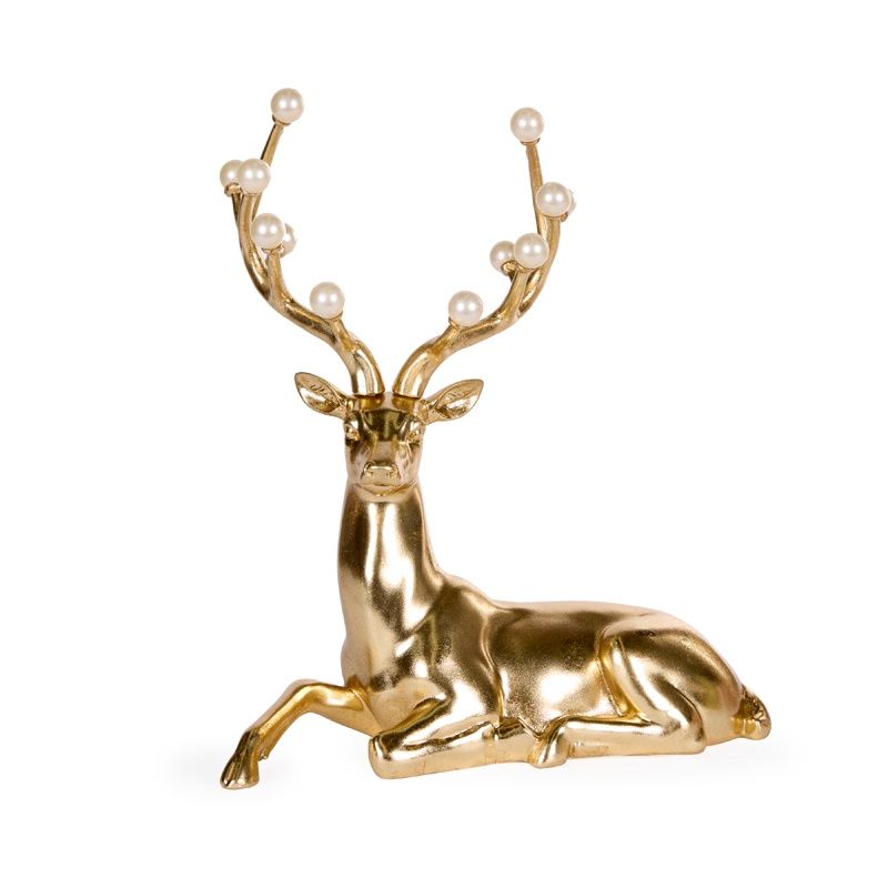 Lying Pearl Reindeer