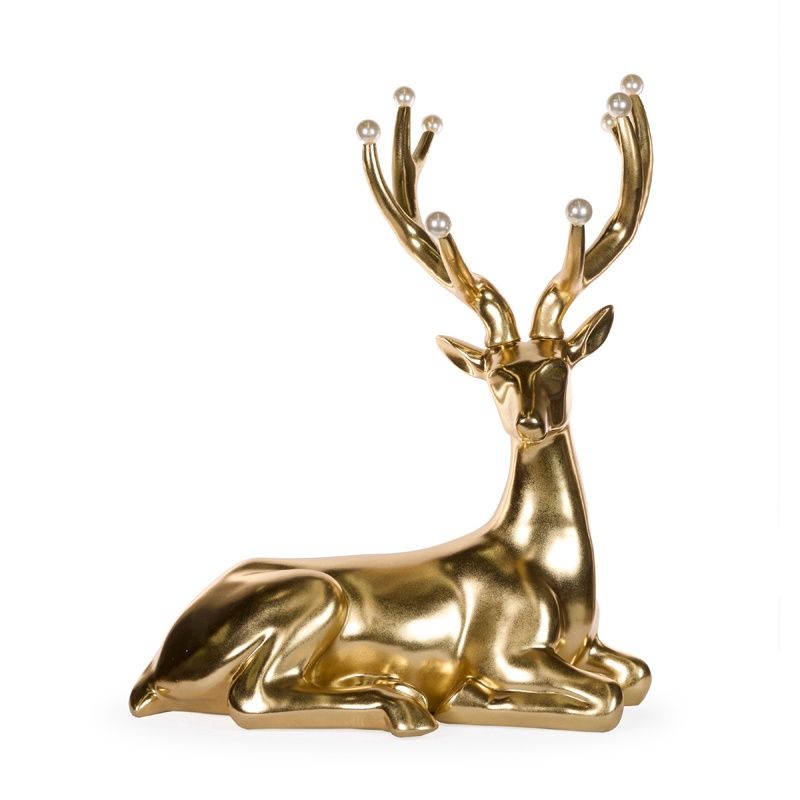 Luxe Sitting Pearl Reindeer
