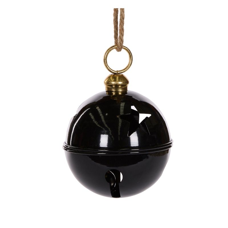 20cm Gloss Black Bell