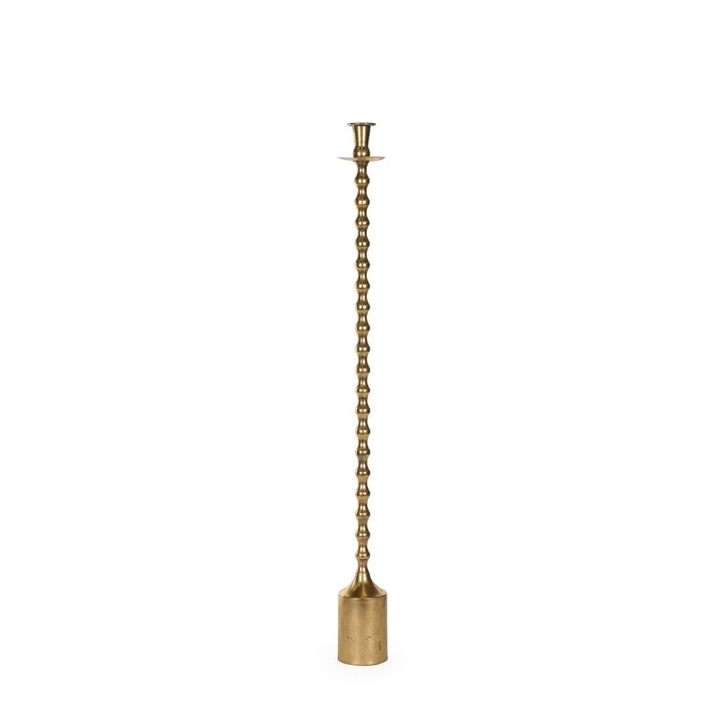 88cm Gold Ripple Candle Holder