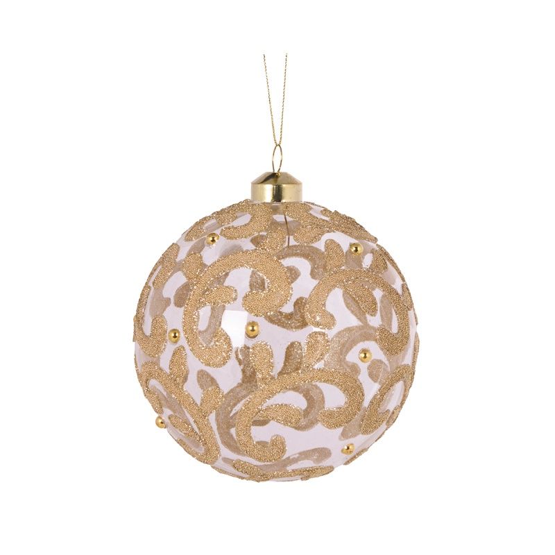 Gold Elaborate Swirl Bauble