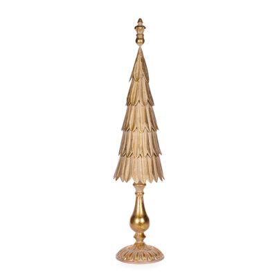 5 Tiered Gold Iron Christmas Tree