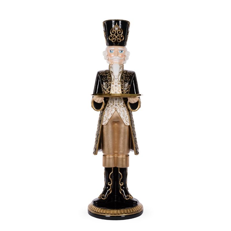 105cm Regal Jeweled Nutcracker With Tray