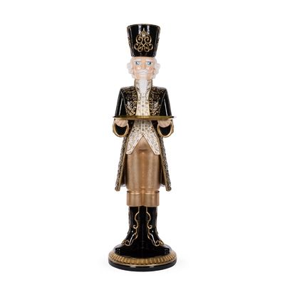 105cm Regal Jeweled Nutcracker With Tray