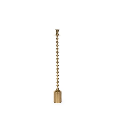 75cm Gold Ripple Candle Holder