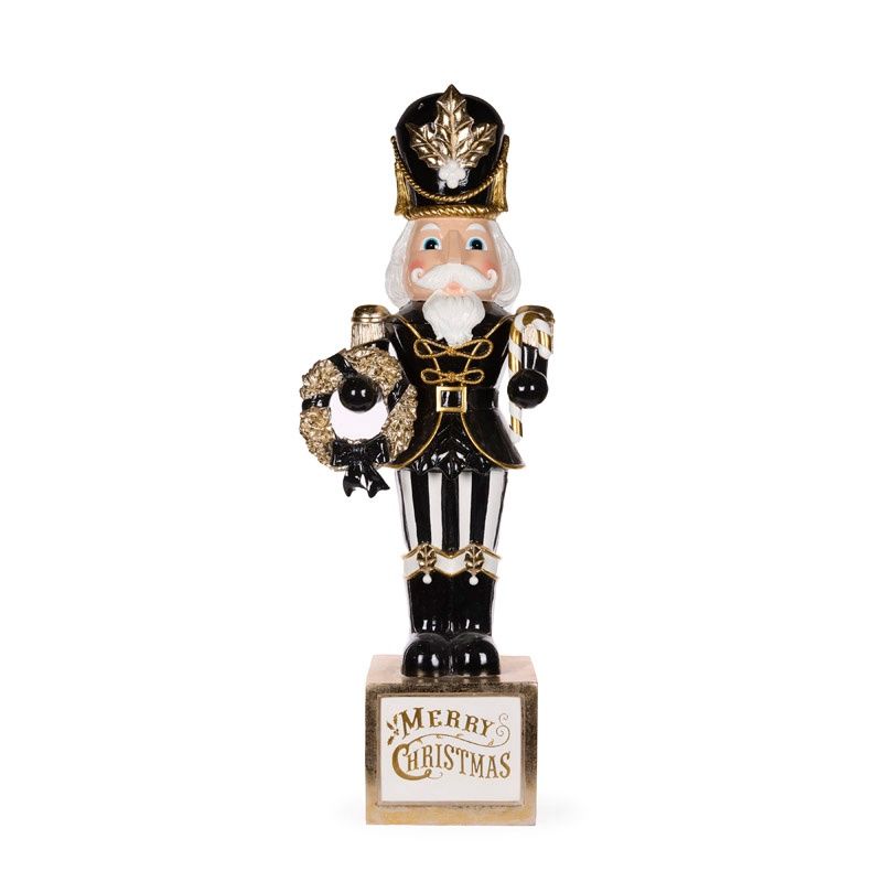 124cm Merry Christmas Nutcracker With Wreath