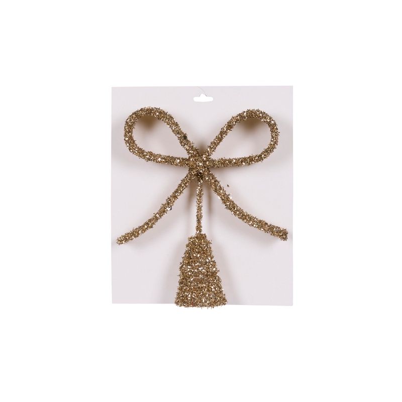 Champagne Bow Tree Topper