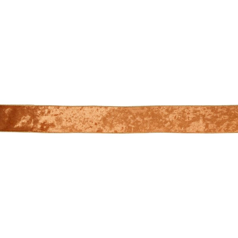6.3 CM GINGERBREAD VELVET RIBBON