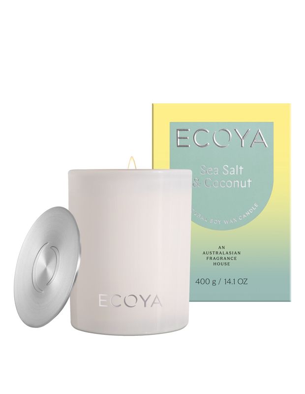 ECOYA Sea Salt &amp; Coconut Madison Candle 400g