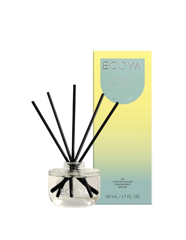 ECOYA Sea Salt &amp; Coconut Mini Reed Diffuser 50ml