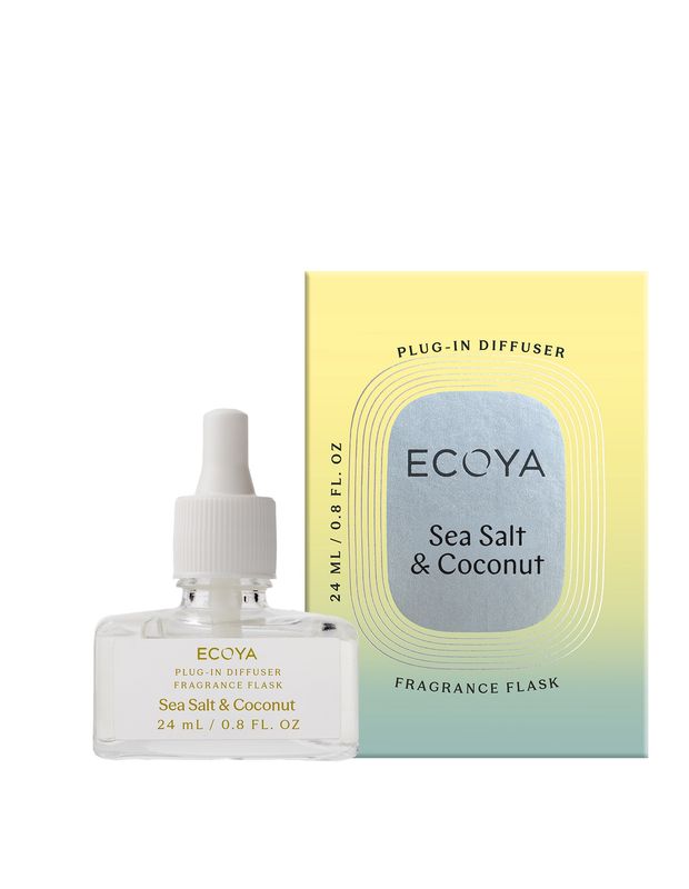 ECOYA Sea Salt &amp; Coconut Plug-in Fragrance Flask 24ml